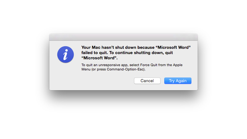Mac Shuts Down And Apps Shut Down